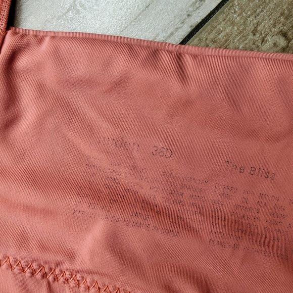 Auden The Bliss Wireless Lightly Lined Women's Rose Pink Bra Size 38D EUC - Picture 11 of 16